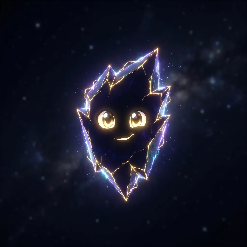 Luca, the gold-lit character behind Luca Flow's website assistant