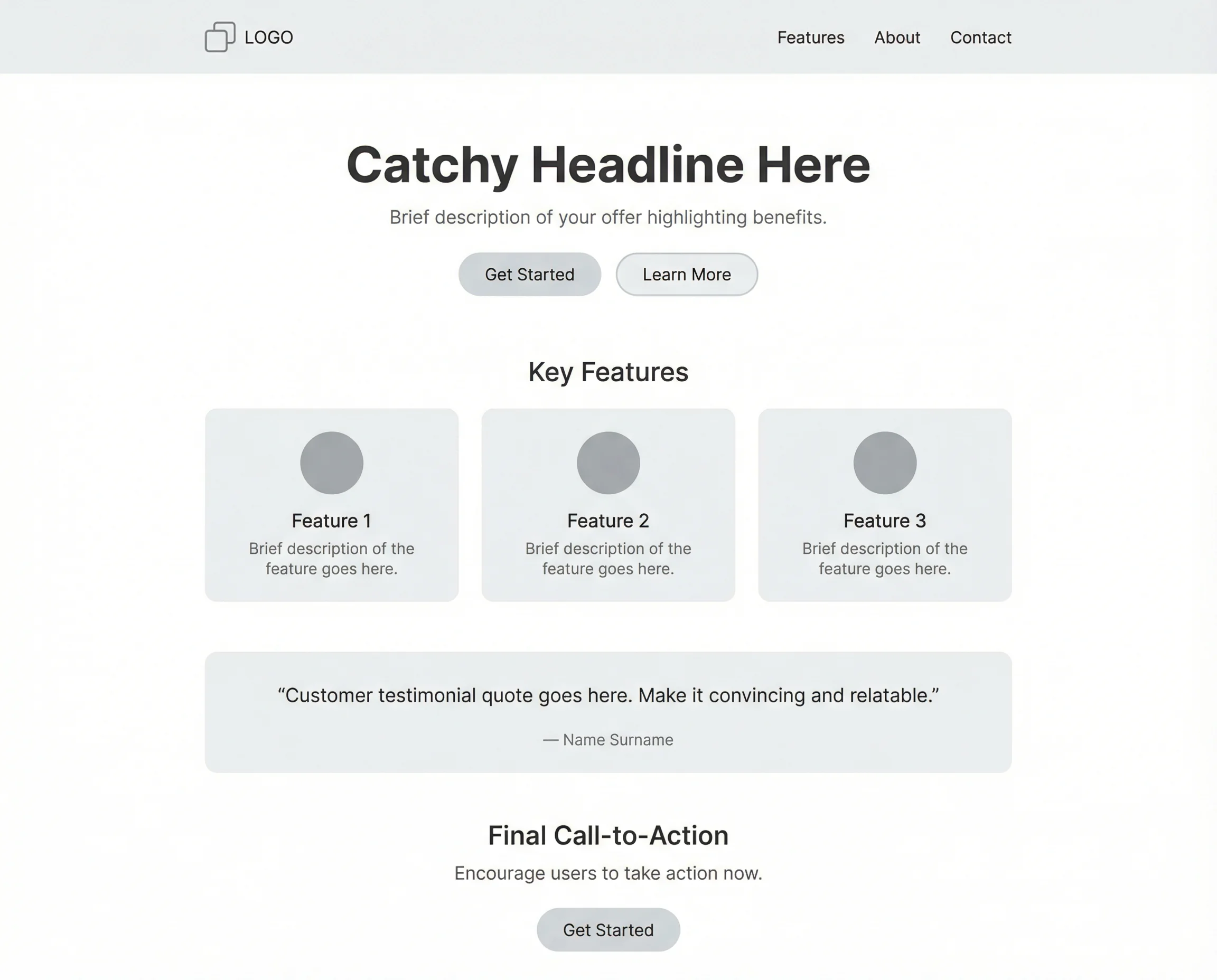 Typical template example